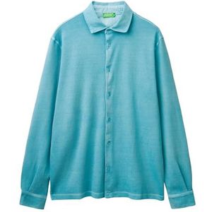 United Colors of Benetton shirt, blauw, M, Blauw, M