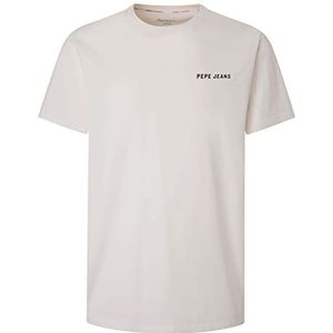 Pepe Jeans Rakee heren t-shirt wit XS, Wit.