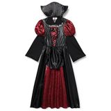 Boland - Kinderkostuum, vampierkoningin, jurk met halsketting, Halloween-kostuum voor kinderen, themafeest