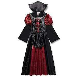 Boland - Kinderkostuum, vampierkoningin, jurk met halsketting, Halloween-kostuum voor kinderen, themafeest