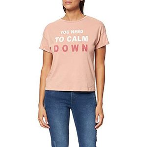 Springfield calm down dames t-shirt, Paars/Lila