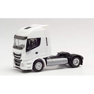 herpa Iveco Stralis NP 460 Miniatuur plottermachine, wit, om te knutselen, te verzamelen en als cadeau