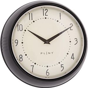 PLINT A/S - Retro wandklok - Zwart - Quartz uurwerk