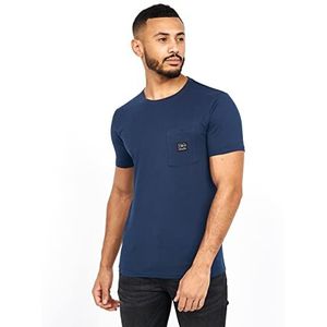 Crosshatch Beswick T-shirt voor heren, Navy Blauw