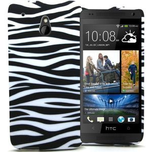 Accessory Master Siliconen beschermhoes voor HTC One Mini, Zebra-design