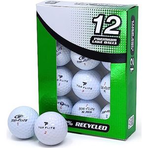 Second Chance Top Flite 12, Mix Grade A Lakeballs de golf, balles de golf de qualité supérieure