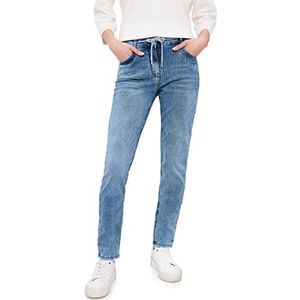 Cecil B376297 dames jeans gestreept, Authentieke Mid Blue Wash
