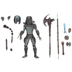 NECA Predator Ultimate Warrior Predator figuur van kunststof, met geschenkdoos