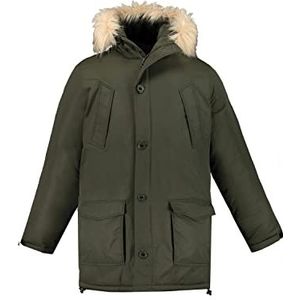 JP 1880 Parka voor heren in oversized 723365, Khaki (stad)