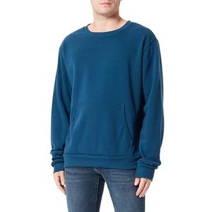 Mo Athlsr Sweat-shirt en tricot à col rond pour homme, polyester, turquoise foncé, taille M Kound Pull, M, Turquoise foncé, M
