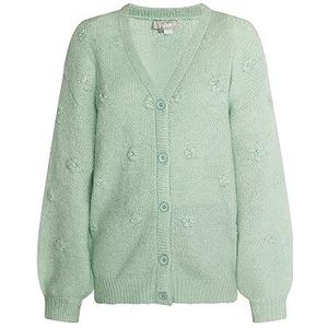 ALARY Cardigan en tricot pour femme 10429348-al01, vert menthe, XS/S, Mélange vert menthe, XS-S