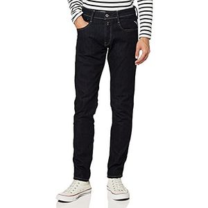 Replay Anbass Slim Jeans voor heren, donkerblauw (007)