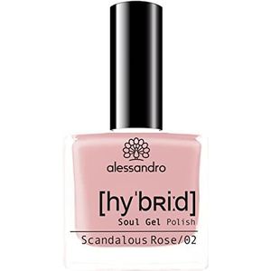 alessandro Rococo Garden Scandalous roze hybride nagellak, in slechts 3 stappen, perfecte nagels zonder led, houdt tot 10 dagen, 8 ml