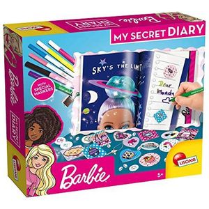 Lisciani - Barbie My Secret Diary – dagboek om te personaliseren – creatieve vrije tijd – voor meisjes vanaf 5 jaar