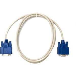 System-S D Sub Câble null modem 150 cm 9 broches mâle vers mâle adaptateur RS232 Gris