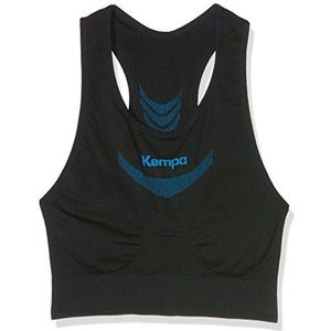 Kempa Teamsport Attitude Pro Top Sportkleding voor volwassenen, zwart/kemp blauw