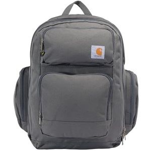 Carhartt Force Pro Rugzak met laptophoes van 17 inch en draagbaar oplaadvak, uniseks, 1 stuk, grijs.