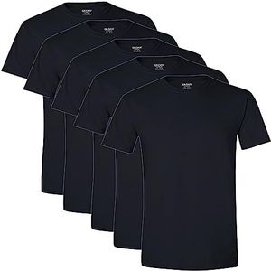 Gildan 5 pack heren onderhemd zwart (5-pack) S, zwart (5 stuks)