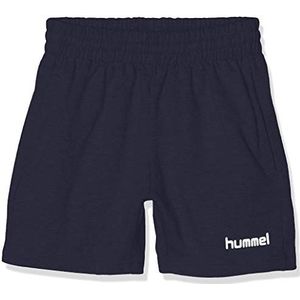 Hummel kinder shorts hmlgo katoen, Navy Blauw