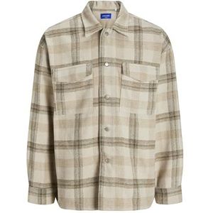 Jack & Jones Jorvesterbro Check Overshirt Ls Sn Hemdjas voor heren, Brons, S