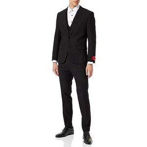 HUGO Henry/Getlin233v1x Suit, zwart, 54 heren, zwart, 48, zwart.