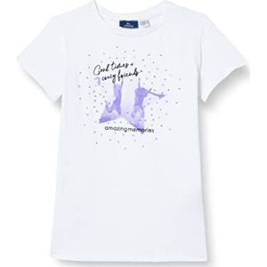 Chicco T-shirt met korte mouwen voor meisjes (1 stuk), Wit (950)
