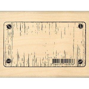 Florilèges Design FE114021 stempel voor scrapbooking, metaal, beige, 6 x 8 x 2,5 cm