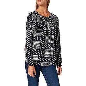 Marc O'Polo Dames M08084842253 blouse, blauw (Combo W27)