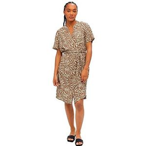Object Objseline S/S damesjurk, Fossiel/Aop: dierlijke sandshell