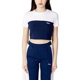 FILA Bardolino T-shirt voor dames, Middeleeuws blauw-helder wit