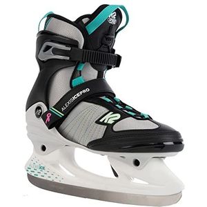 K2 Skates Alexis Ice Pro 25f0016 damesschaatsen, sarcellal, zwart/turquoise, EU: 34 (Mondo: 210 / cm: 21 / UK: 1.5 / US: 4)