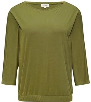 T-shirt en forme de O avec manches chauve-souris, 7774 vert, 44