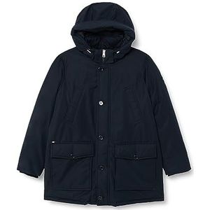 Tommy Hilfiger Bt-Rockie Parka-b donsjack voor heren, zonder bont, Desert Sky