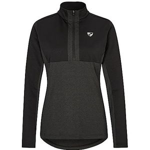 Ziener Japra Pull de ski pour femme - Col roulé - T-shirt fonctionnel - Chaud et élastique - Sans PFC