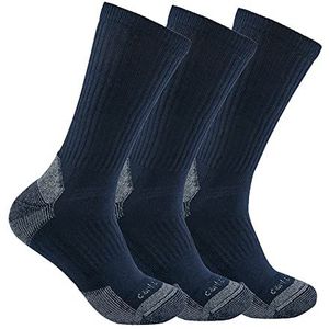 Carhartt Set van 3 middelzware sokken van katoenmix herensokken (1 stuk), Navy Blauw