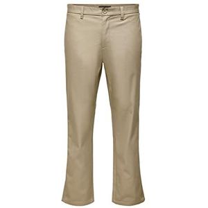 ONLY & SONS Chincilla Herenchino broek, 28W/32L, Chincilla