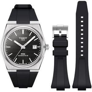 Stanchev Tissot PRX Series Horlogeband, reservearmband van zachte siliconen, snelsluiting, voor Tissot PRX Powermatic 80,12 mm, voor dames en heren, 40 mm