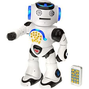 Lexibook ROB50AR - Afstandsbediening sprekende speelgoedrobot met dieren (Arabische taal), in, zingen, leest verhalen, wiskundige quizzen, schietschijven en stem imiteren, voor kinderen vanaf 4 jaar