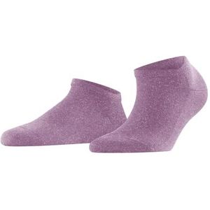 FALKE Dames glanzende ademende sokken duurzaam lyocell lage sokken versterkt effen glanzend mode platte naad zonder druk op de tenen 1 paar, Rood (Lipstick 8350)