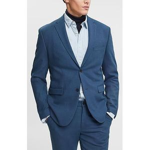 Esprit Collection Mix & Match : blazer avec motif Birdseye, bleu, 90