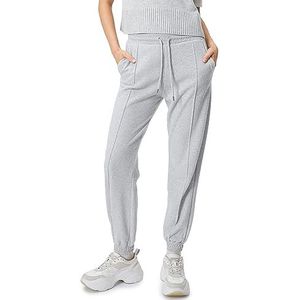 Koton Pantalon de survêtement pour femme - Taille élastique, Gris (027), XL