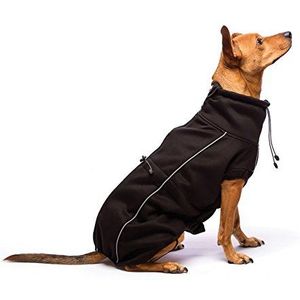 Dog Gone Smart Olympia softshell jas, 25,4 cm, zwart