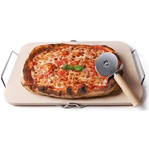 Excelsa NonSoloPizza vuurvaste steen, voor pizza, crème, crème