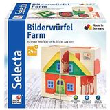 Selecta Spielzeug Blokkenpuzzel Boerderij Junior 10 Cm Hout 4-delig