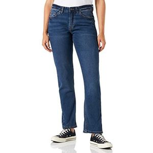 Springfield Regular Jeans Dark Washed Broek, middelblauw, 31 W, dames, middenblauw, 31 W, Medium Blauw