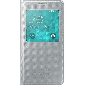Samsung S-View Galaxy Alpha hoes zilver