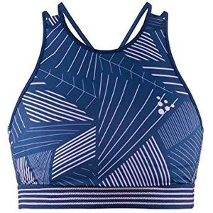 Craft Lux Top Court de Fitness Training Dames BH Fitness Training Vrouwen, Nox/Flare