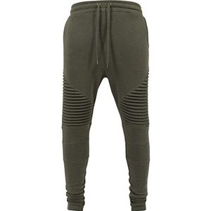 Urban Classics Joggingbroek Pleat sweatpants sportbroek heren, groen (olijf 176)