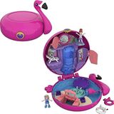 Polly Pocket Universum Set met 2 minifiguren en accessoires, stickers en 5 verborgen verrassingen, kinderspeelgoed, FRY38 [Exclusief Amazon]