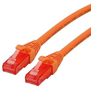 ROLINE LAN Cat 6 Component Level | UTP-netwerkkabel met RJ45-stekker | Oranje 3m